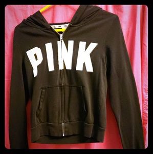 VS pink zip-up Huddy jacket